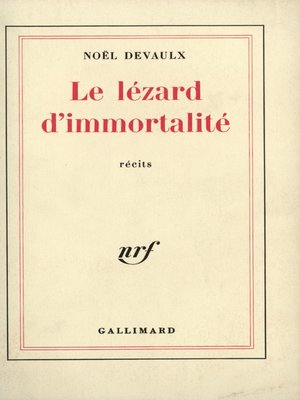 cover image of Le lézard d'immortalité